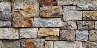 石砌墙面纹理特写