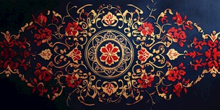 复古华丽中式花纹图案