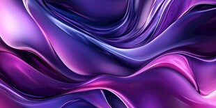 梦幻紫蓝流动抽象背景图
