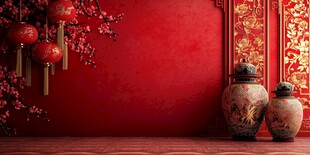 中式红墙下的古韵装饰