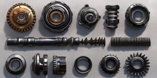 各式机械零件展示