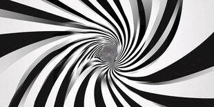 黑白旋涡抽象艺术背景图