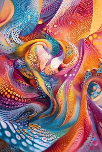 绚丽多彩的抽象艺术图案