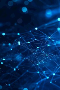 科技感网络连接背景画面