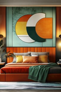 现代风卧室的艺术装饰设计