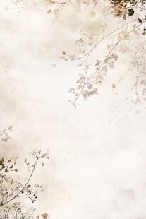 淡雅枝叶背景图