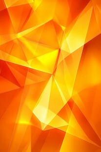 橙色几何炫彩抽象背景图