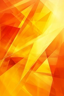 橙黄色几何抽象背景图案