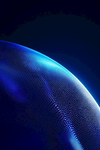 蓝色科技感球体背景纹理