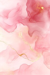 梦幻粉色水墨纹理背景