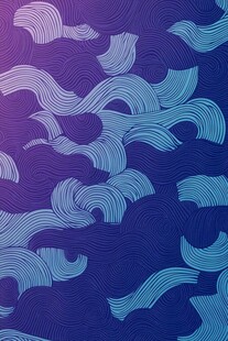 蓝紫色波浪纹理图案