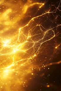 金色炫光能量特效背景图