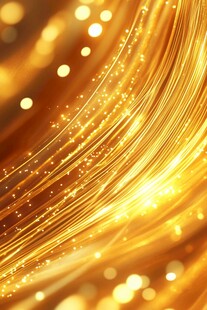 金色流光溢彩梦幻背景图