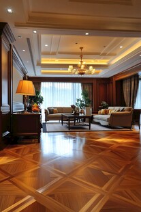 豪华大气的客厅室内场景