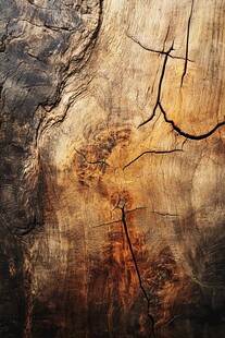 沧桑老树皮纹理特写