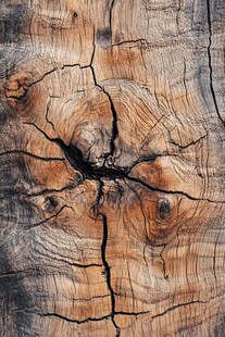 树桩纹理特写