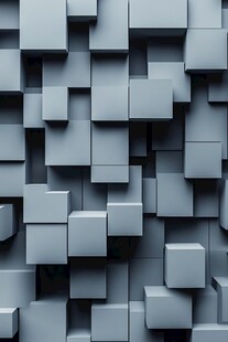 立体方块抽象背景图案