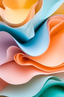 多彩渐变纸艺抽象纹理