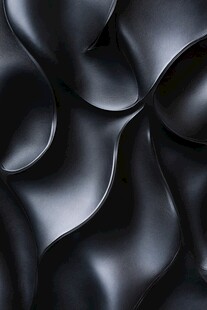 黑色立体波浪纹理背景