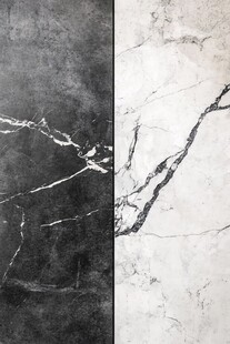 黑白大理石纹理对比图