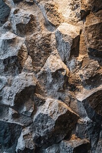 粗糙质感的岩石墙面纹理