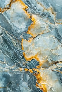 蓝黄交织大理石纹理图案