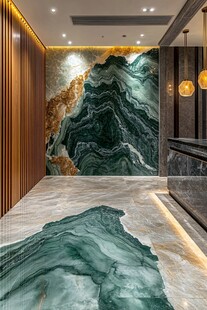 奢华大理石玄关装饰艺术