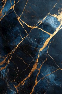 蓝金大理石纹理