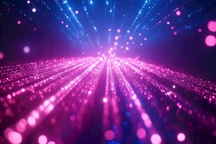 梦幻炫彩光线粒子背景图