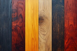 多彩木纹拼接展示