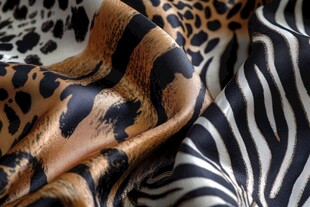 豹纹斑马纹时尚面料