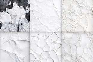 白色裂纹纹理素材集合
