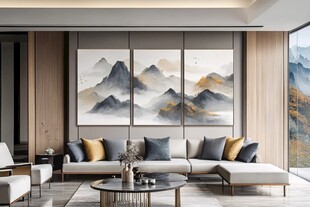 现代中式风客厅优雅景致