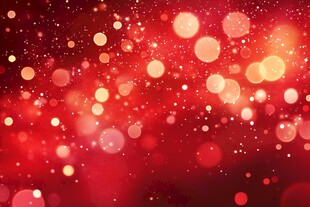 红色梦幻光斑背景图