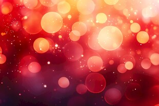 梦幻红色光斑背景图