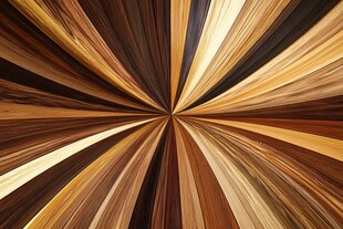 放射状多彩木纹图案