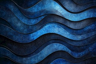 蓝色波浪纹理背景图案