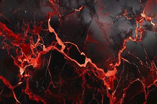 黑底红纹大理石纹理图案