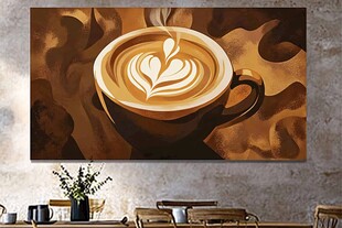 咖啡拉花艺术图