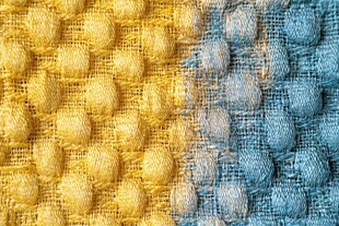 双色纹理织物细节展示