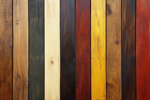多彩木质板材纹理展示