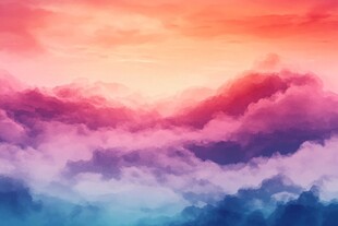 梦幻绚丽的云海天空景色