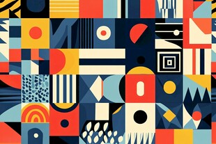 几何抽象图案艺术设计