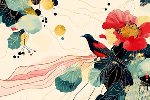 花鸟绘景 灵动自然之韵