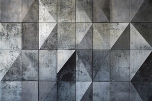 几何拼接水泥墙面纹理