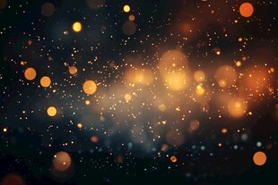 梦幻金色光斑背景效果
