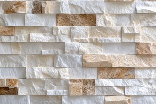 简约石砌墙面纹理展示