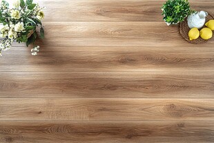 木质地板搭配清新装饰