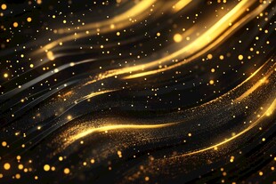 金色流光溢彩动感背景图
