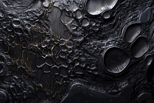黑色质感气泡纹理背景图